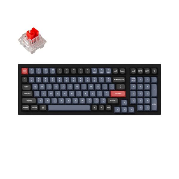 Keychron K4 Pro RGB Wireless Red Switch Mechanical Red Keyboard