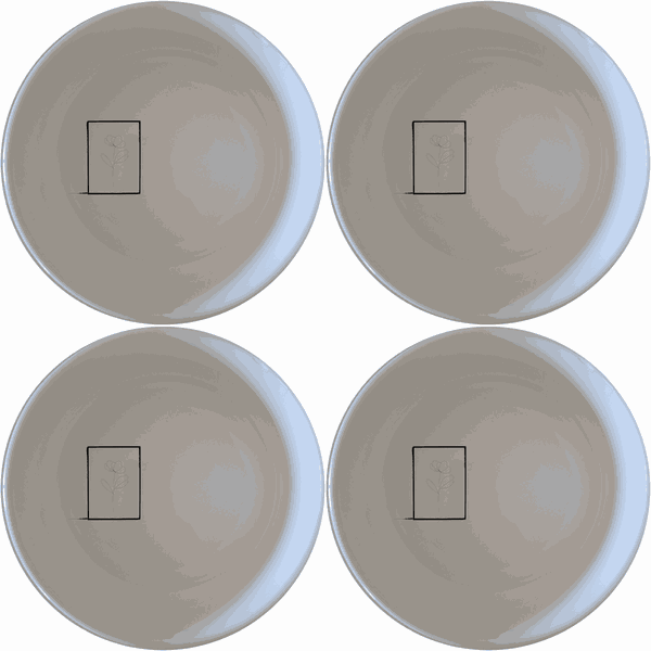 Botanical Pressed Flowers Bowl Set of 4 - Range 1