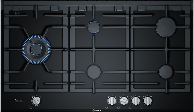 Bosch - 90Cm Ceramic Gas Hob - Serie 8 - Black