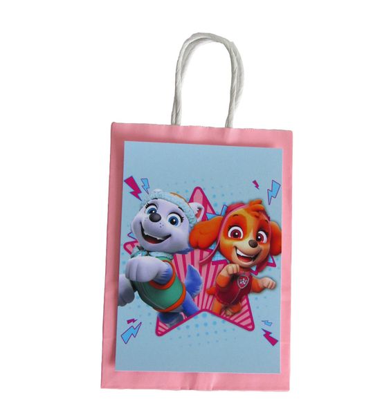 Paw Patrol Pink Themed Party Bags - Set of 10