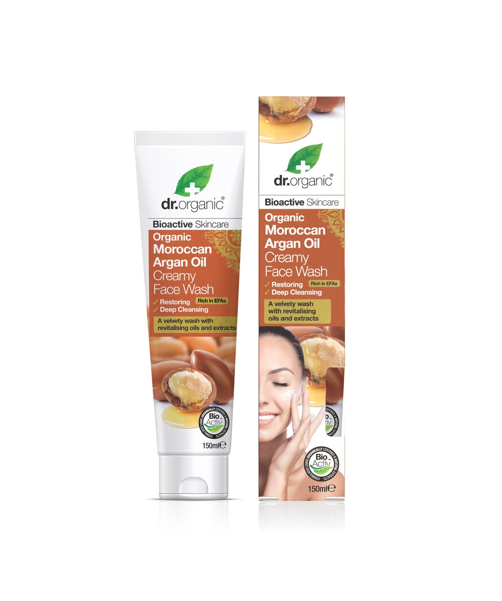 Dr. Organic Moroccan Argan Oil Creamy Face Wash 150ml Shop Today. Get