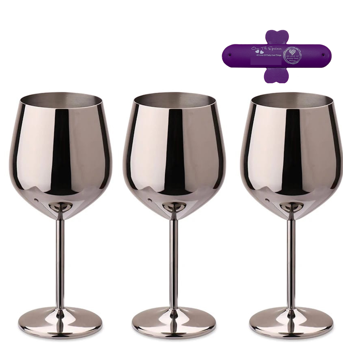 550ml Stainless steel stemmed wine cups Shop Today. Get it Tomorrow