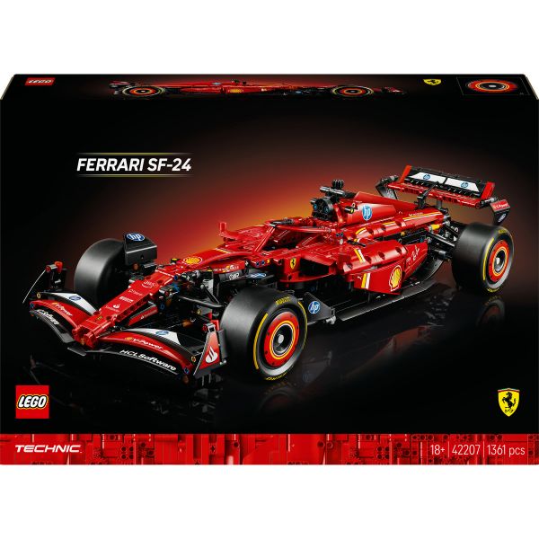 LEGO® Technic Ferrari SF-24 F1 Car Model Kit for Adults 42207
