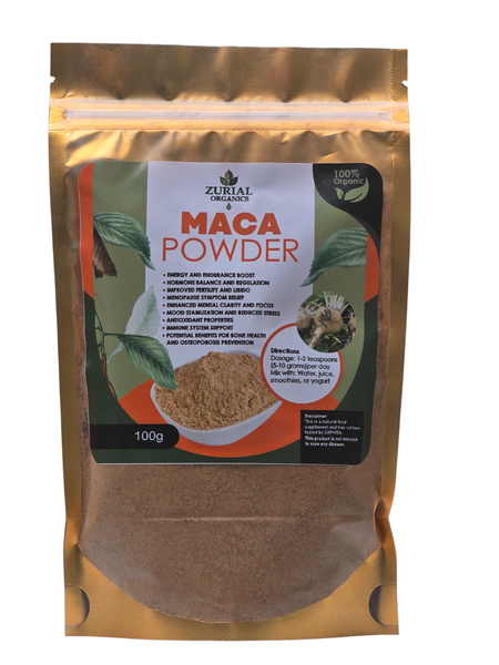 Zurial Organics Maca Powder- 100g