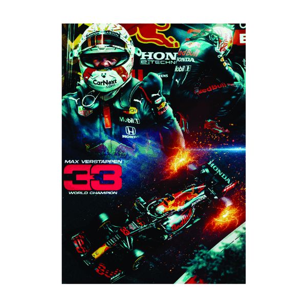 Max Verstappen Sparkles - A1 Poster