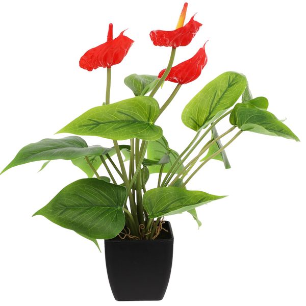 1Piece 39cm Artificial Plant Potted Bonsai Mini Plastic Fake Plants
