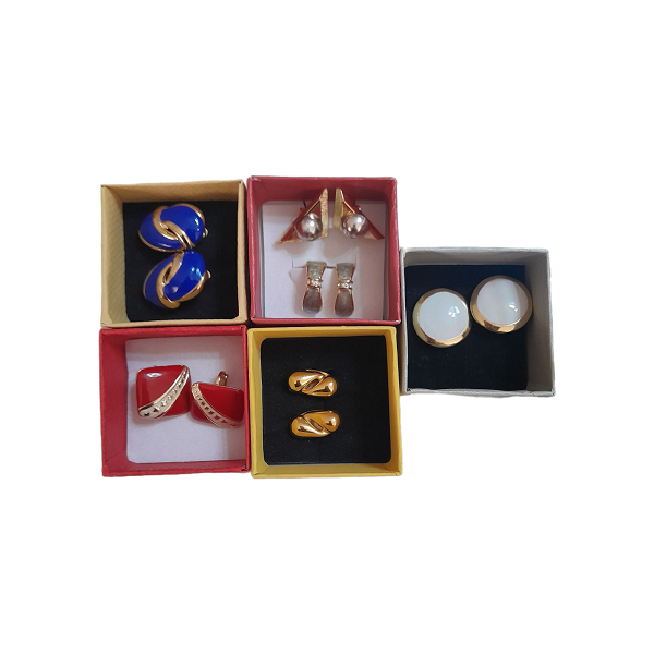 Stud Earrings Multicolours For Any Occassions Daily Use Ear Studs Bright