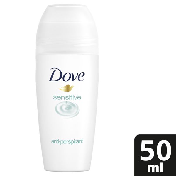 Dove Sensitive Antiperspirant Roll-On Deodorant 50ml