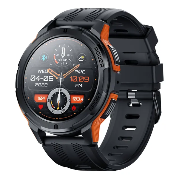 Sport Amoled Smartwatch 1ATMWaterproof Fitnesstracker Military Grade Watch