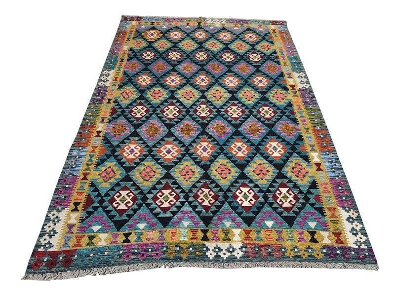 Stunning Afghan Maimana kilim 289x207cm