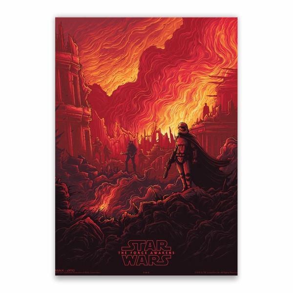 The Force Awakens Red Poster - A1