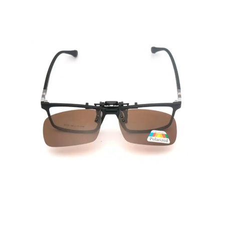 Clip on Flip up Polarized Lens for Prescription or Sun Glasses