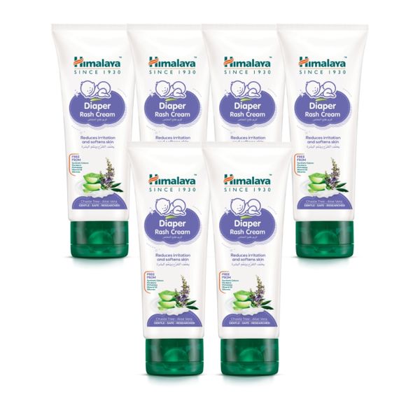 Himalaya Baby Diaper Rash Cream 100ml Pack of 6 - Value Pack