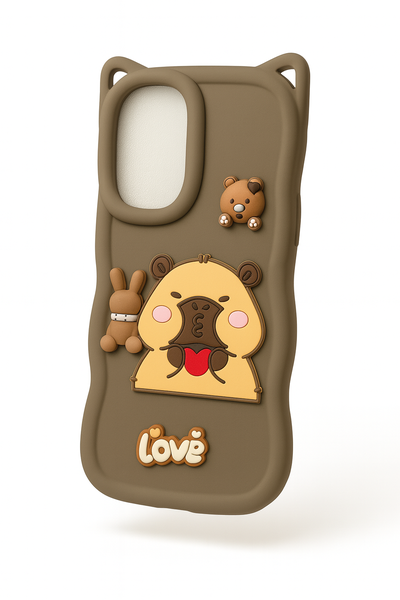 Cute 3D Cartoon Silicone Phone Case Cover Compatible with Honor 400 Lite