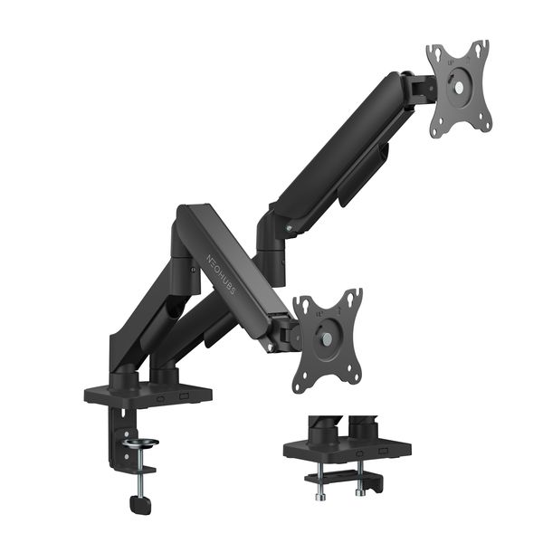 NEOHUBS Core+ Dual Monitor Arm Mount Adjustable Vesa Desktop Stand