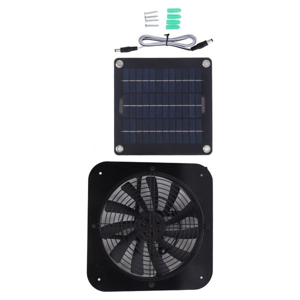 Small Solar Exhaust Fan Portable for Camping