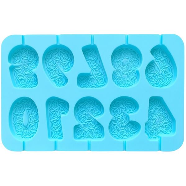 0-9 Silicone Number Candy Mold