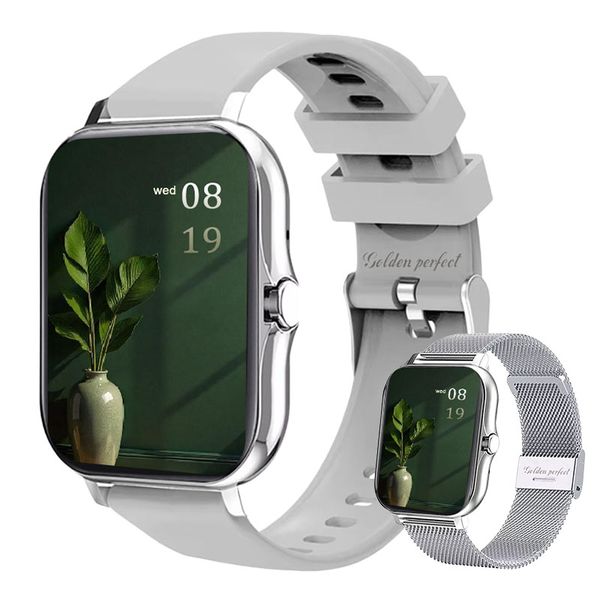 Golden Perfect Men's Sports Smartwatch - Fitness, Health &amp; Everyday Style