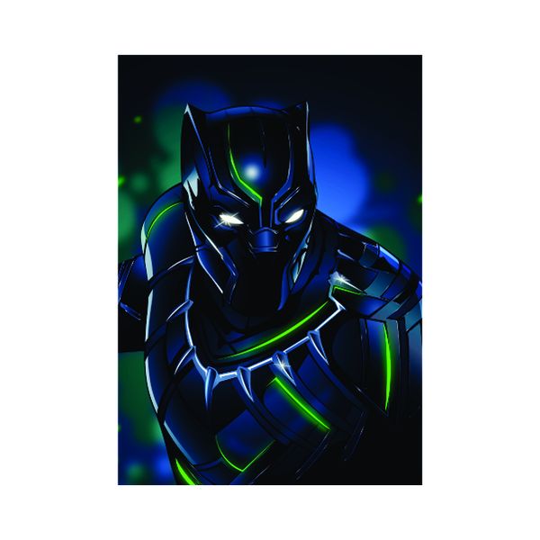 Black Panther Green - A1 poster