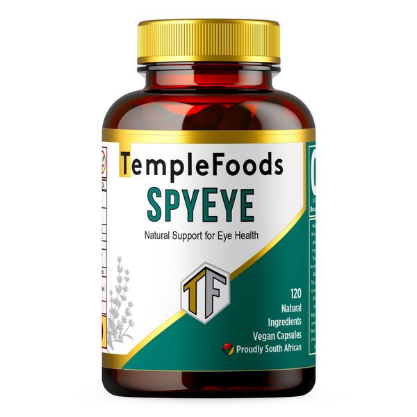 Temple Foods SpyEye. Natural Eye Support. Lutein, Zeaxanthin