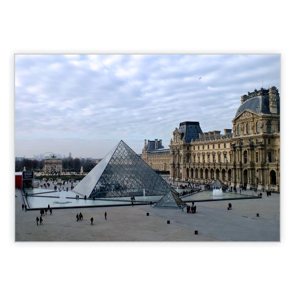 Louvre Pyramid France - A1 Poster