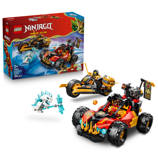 LEGO® NINJAGO® Kai and Cole’s Combiner Vehicles Toy 71864