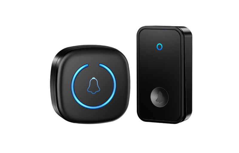 Home Wireless Doorbell Set, 150M Long-Range Receiver, 60 Ringtones