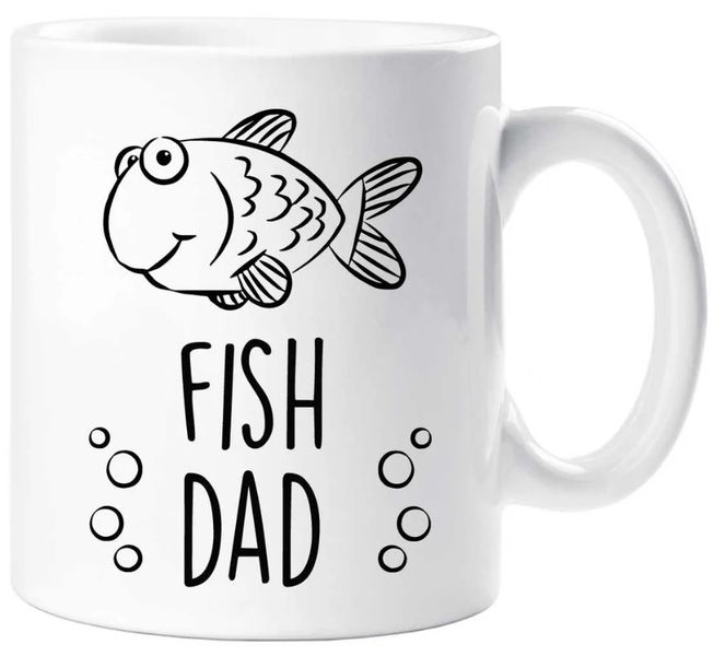 Fish Dad Birthday Christmas Father's Day Fisherman Gift Mug