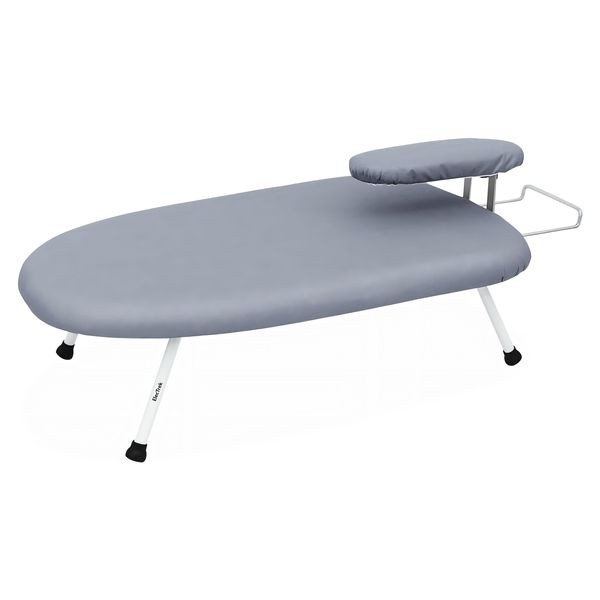Tabletop Ironing Board With Removable Sleeve Board - 60x37x15cm