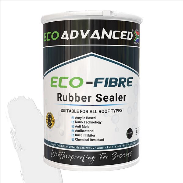 Eco Advanced Ecofibre Rubber Sealer 5L White