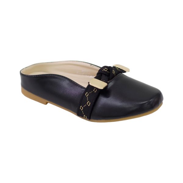 Lamara Paris Nova Girls Slide With Bow Black image