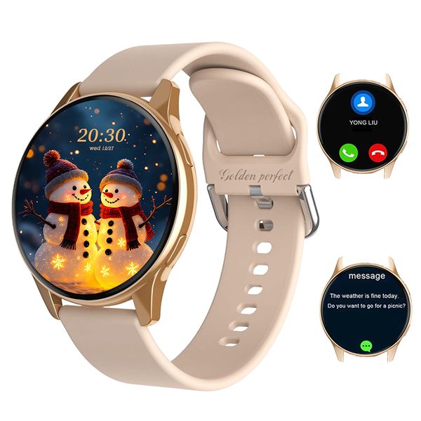 Golden Perfect Women's Professional Fitness Smartwatch .