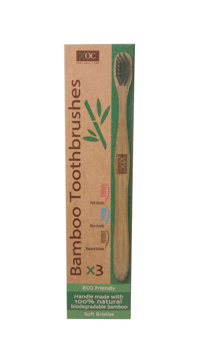 Xpel Oral Care Bamboo Toothbrush 3 Pack Buy Online in South Africa