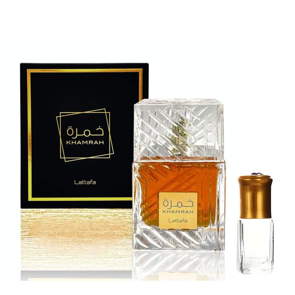 Khamrah Eau de Parfum - 100ml + Perfume Oil Gift