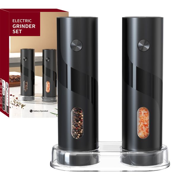 Acrylonitrile Butadiene Styrene Electric Salt &amp; Pepper Grinder Set
