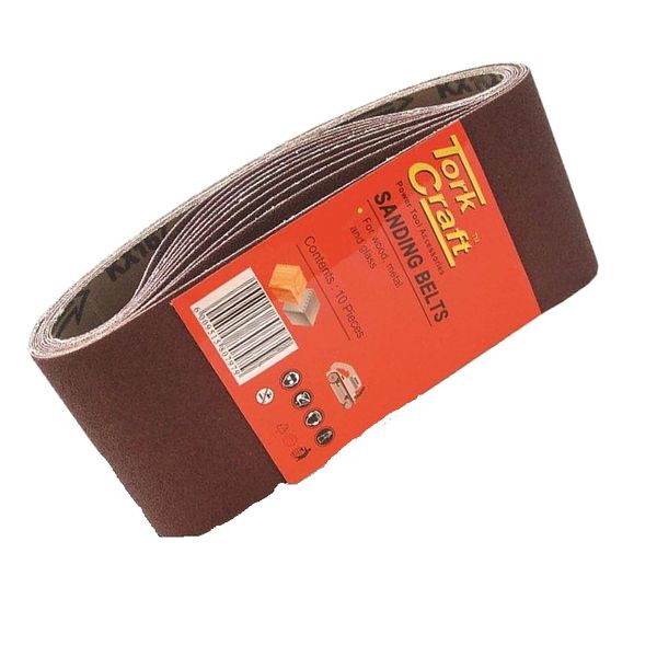 Tork Craft Sanding Belt 75 X 533mm 40 Grit 10 Pack