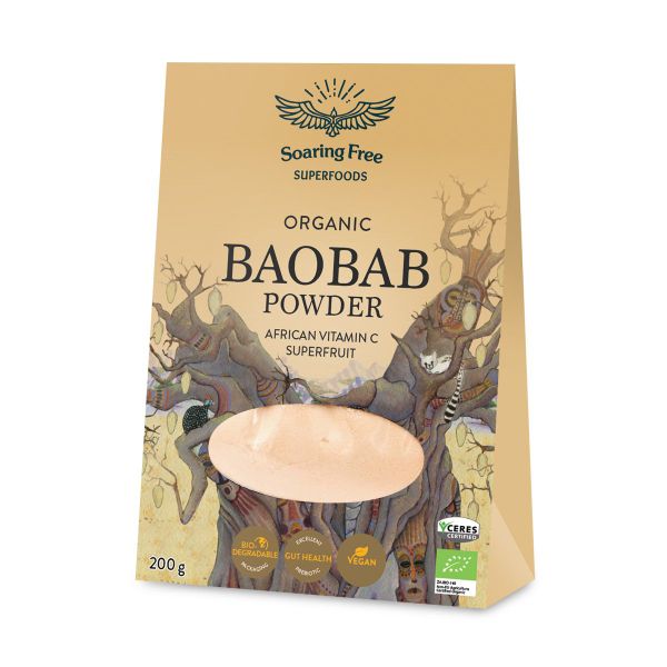 Soaring Free Organic Baobab Powder 200g
