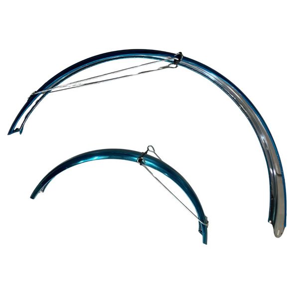 Aftermarket Chrome Plated Long Mud Guards 26"
