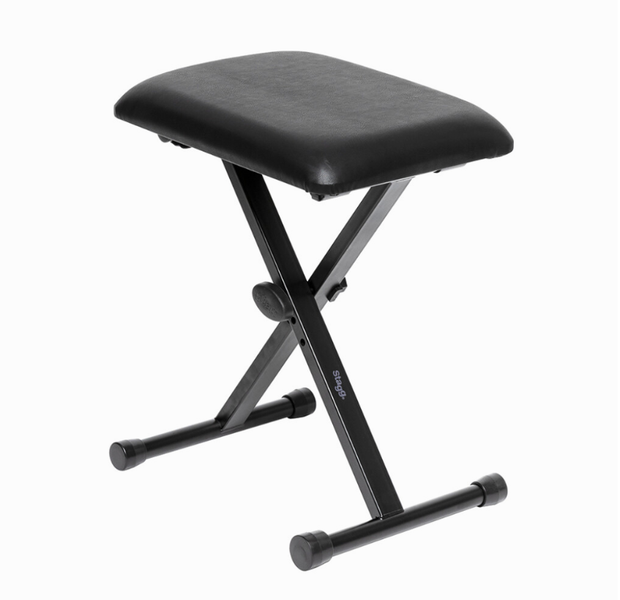 Stagg KEB A10 Keyboard bench with X-style folding legs