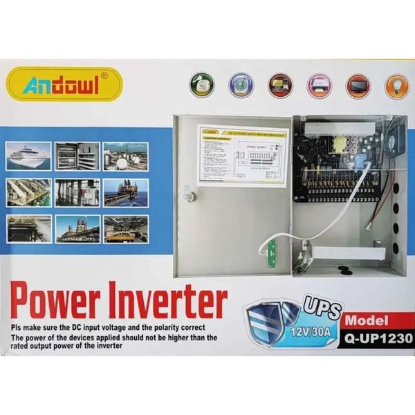 Andowl 12V 30A Power Inverter UPS