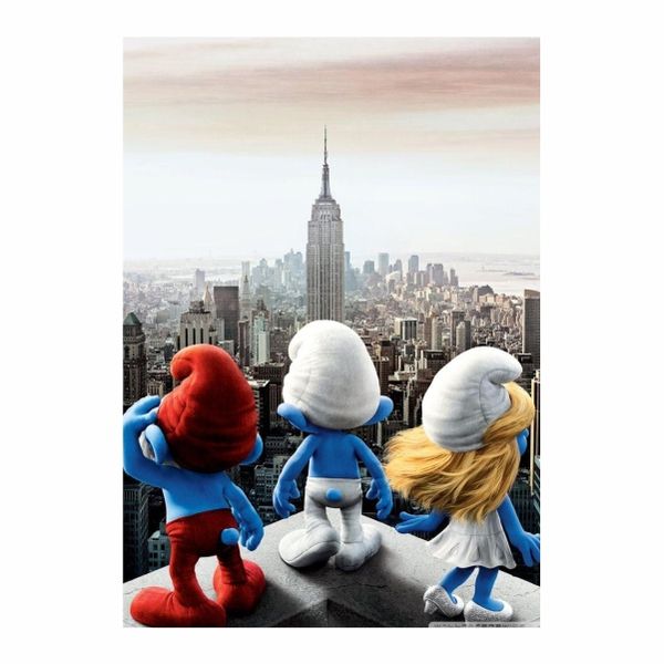 The Smurfs City - A1 Poster