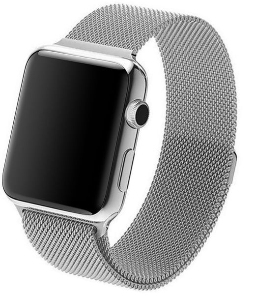 Jivo Milanese Strap for Apple Watch - 42mm (Silver)