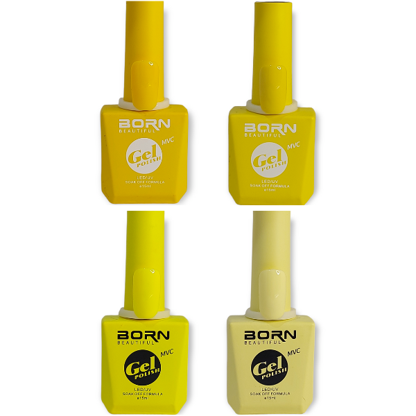 BB UV/LED Gel Nail Polish - Sunshine - 4 Piece - Nails by Nicole