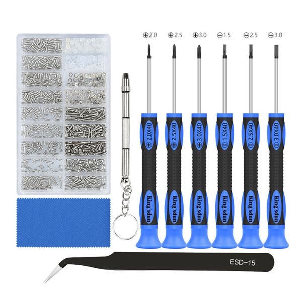 Eyeglass Repair Kit, Eye Glasses Repairing Tools with Precision Screwdriver