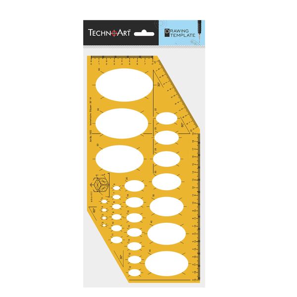 TechnoArt Template, Ellipse stencil