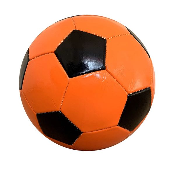 Size 5 Soccer Ball Football Orange Black