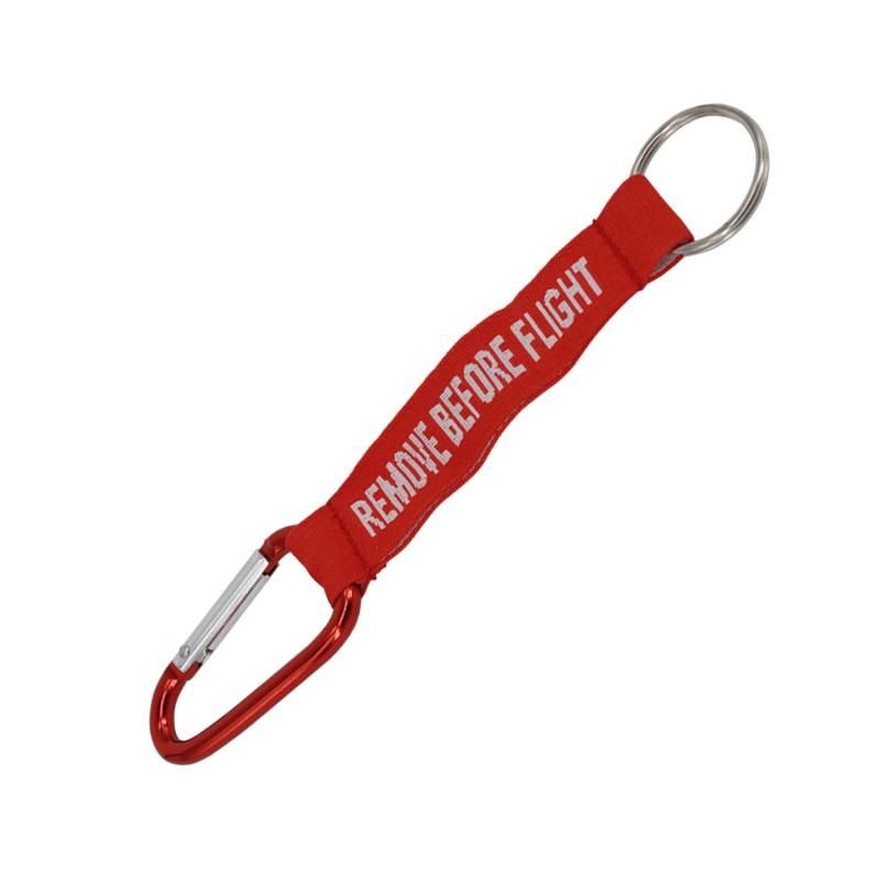 Remove Before Flight Official Carabiner Key Ring Key Chain