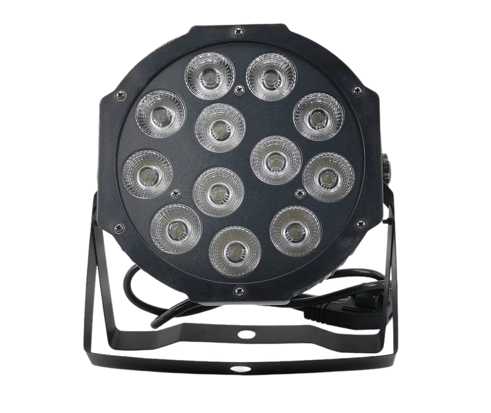 Portable RGB 12 LED Mini Flat Par Light