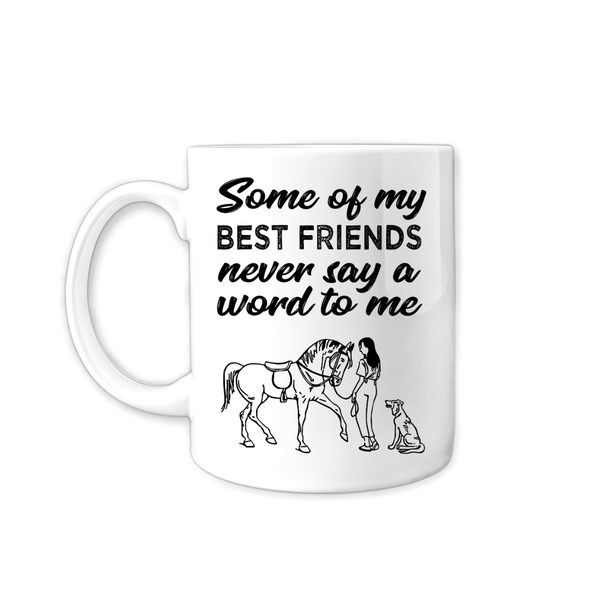 Horse Dog Coffee Mug - Best Friends Gift Idea