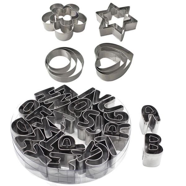 Baking Alphabet &amp; Shapes Cookie Cutter